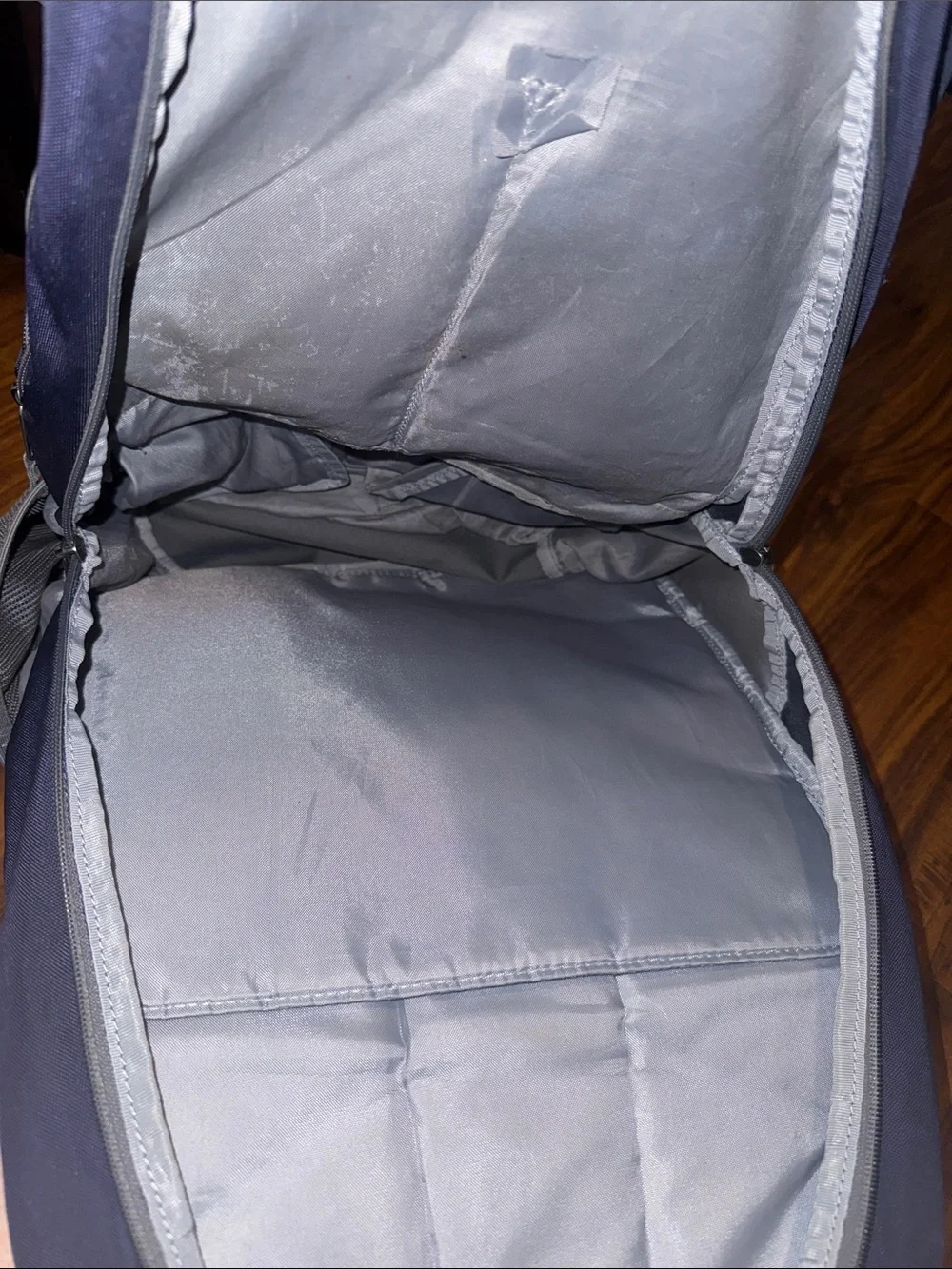 Under Armour Navy and Gray Men's Backpack with Storm Logo